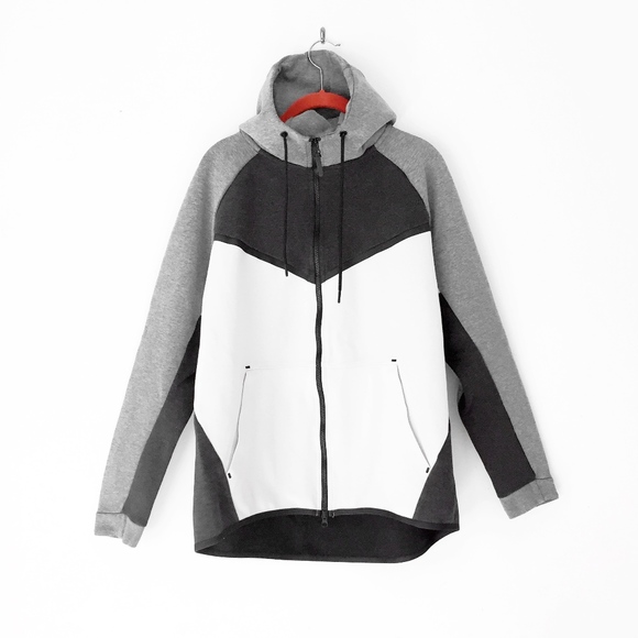 nike tech fleece colorblocked windrunner